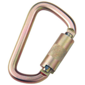 Capital Safety 2000112 Saflok Carabiners, 11/16 in, Self-locking/Closing-Gate Connector