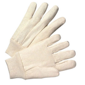 Anchor Products 1110 1000 Series Canvas Gloves, Large, White, Knit-Wrist Cuff