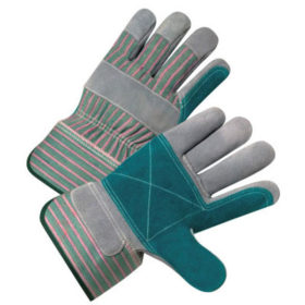 Anchor Products 2300 2000 Series Leather Palm Gloves, Large, Canvas, Leather, Cowhide, Pearl Gray