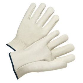 Anchor Products 4000L 4000 Series Driver Gloves, Quality Grain Cowhide, Large, Unlined, Natural
