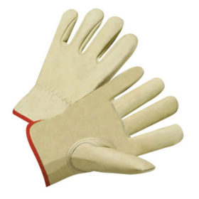 Anchor Products 4015L Drivers Gloves, Standard Grain Cowhide, Large, Unlined, Tan