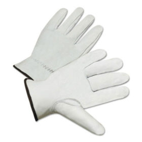 Anchor Products 4200-L Premium Drivers Gloves, Goatskin, Large, Unlined, White