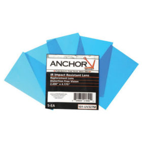 Anchor Products UV327M Cover Lens, Miller, Inside Cover Lens, 5 1/4 in x 4 1/2 in, 100% Polycarbonate