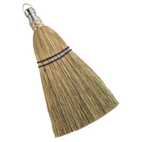 Anchor Products 500WB Whisk Brooms, 12 in Trim L, 100% Broom Corn Fill