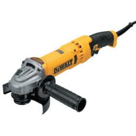 DEWALT DWE43115 High Performance Angle Grinders with E-Clutch, 11000 rpm,Trigger, Lock On, 5 in