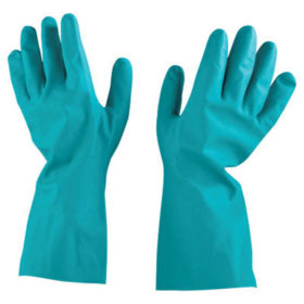 MCR Safety 5310 Unsupported Nitrile Gloves, Straight; Gauntlet Cuff, Unlined, Size 10, 11mil