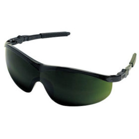 MCR Safety ST1150 Storm Protective Eyewear, Green Lens, Polycarbonate, Filter 5.0, Black Frame