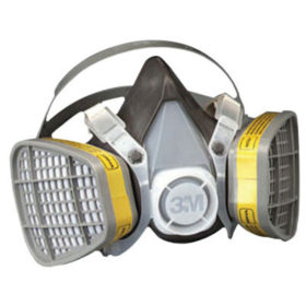 3M 5000 Series Half Facepiece Respirators, Large, Organic Vapors/Acid Gases (5303)