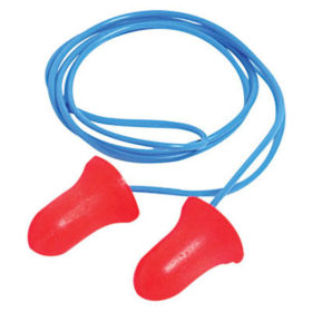 Honeywell MAX-30 Max Disposable Earplugs, Foam, Coral, Corded