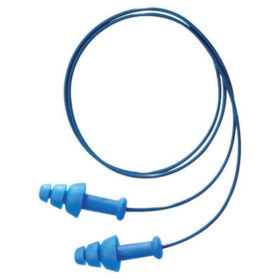 Honeywell SDT-30 SmartFit Detectable Earplugs, TPE, Blue, Corded