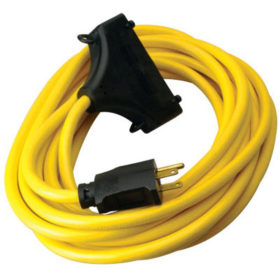 CCI 01910 Generator Extension Cord, 25 ft, 3 Outlets