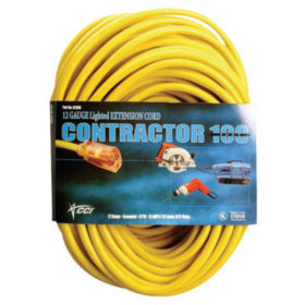 CCI 02588-0002 Vinyl Extension Cord, 50 ft, 1 Outlet