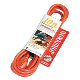 CCI 02688 Vinyl Extension Cord, 50 ft, 1 Outlet