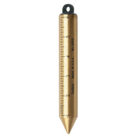 Apex Tool Group 590GN Inage Oil Gauging Plumb Bobs, 20 oz, Brass, 1/8ths of an Inch