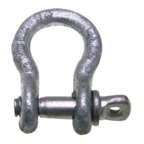 Apex Tool Group 5412005 419-S Series Anchor Shackles, 1 1/4 in Bail Size, 12.5 Tons, Screw Pin Shackle