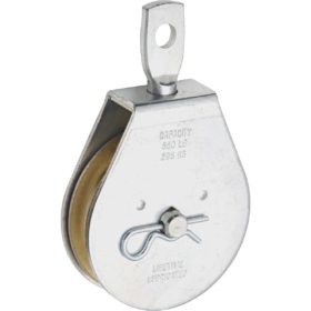 National 3 In. O.D. Single Swivel Eye Steel Rope Pulley (N220004)