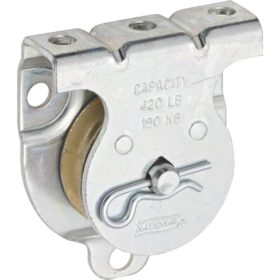 National 1-1/2 In. O.D. Single Wall/Ceiling Mount Rope Pulley (N233247)
