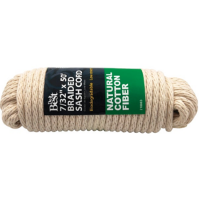 Do it Solid Braided Cotton Sash Cord (218883)