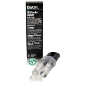 Devcon 14250 5 Minute Epoxy, 25 mL Dev-Tube, Light Amber