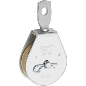 National 3211 2 In. O.D. Single Swivel Eye Steel Rope Pulley (N195792)
