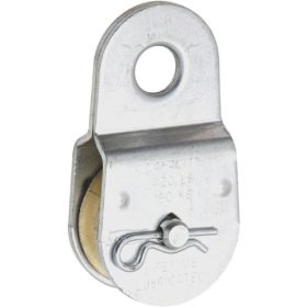 National 3213 1-1/2 In. O.D. Single Fixed Eye Steel Rope Pulley (N195800)