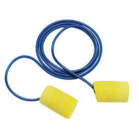 3M 311-1101 E-A-R Classic Foam Earplugs, PVC, Corded
