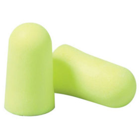 3M 312-1251 E-A-Rsoft Yellow Neons Foam Earplugs, Polyurethane, Large, Uncorded