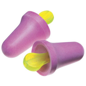 3M P2000 No-Touch Foam Plugs, Polyurethane, Purple, Uncorded