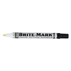 ITW Brands 84003 DYKEM BRITE-MARK Medium Markers, White, Medium, Bullet