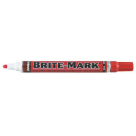 ITW Brands 84006 DYKEM BRITE-MARK Medium Markers, Red, Medium, Bullet