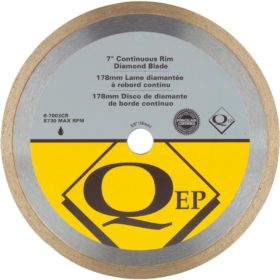 QEP 7 In. Continuous Rim Wet Cut Diamond Blade (6-7003Q)