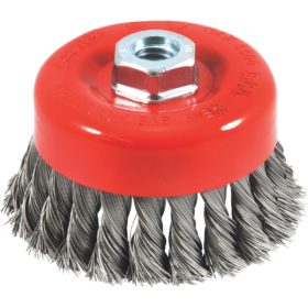 Forney 4 In. Knotted .020 In. Angle Grinder Wire Brush (72753)