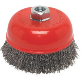Forney 5 In. Crimped .014 In. Angle Grinder Wire Brush (72754)