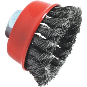 Forney 2-3/4 In. Knotted .020 In. Angle Grinder Wire Brush (72757)