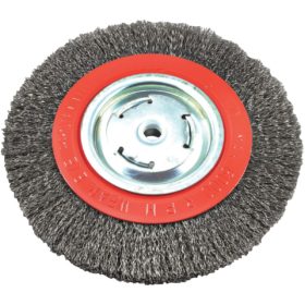 Forney 8 In. Crimped, Coarse .012 In. Bench Grinder Wire Wheel (72762)