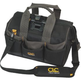 CLC Tech Gear 29-Pocket 14 In. Lighted Bigmouth Tool Bag (L230)