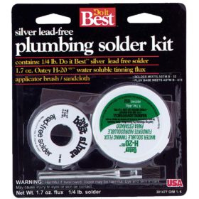 Oatey 53072 Do it Best H-2095 Water Soluble Lead-free Solder Kit