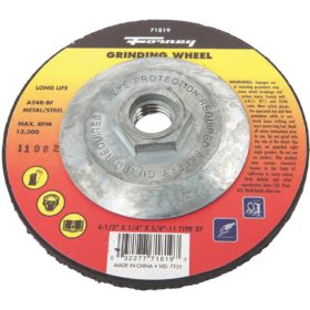 Forney Industries Type 27 Cut-Off Wheel (71819)