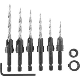 Irwin 1882792 8-Piece Wood Countersink Bit Set