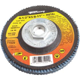 Forney Industries High Density Blue Zirconia Angle Grinder Flap Disc (71920)