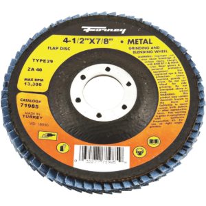blo Steel Demon 4-1/2in x 5/8in Ceramic Thread Arbor Flap Disc 60 Grit 12000 rpm 