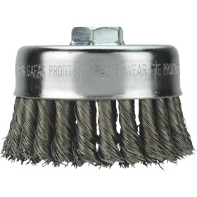 Milwaukee 4 In. Knotted .020 In. / .023 In. Angle Grinder Wire Brush (48-52-1350)