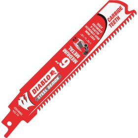 Freud DS0610CF Diablo Steel Demon Carbide Metal Reciprocating Saw Blade