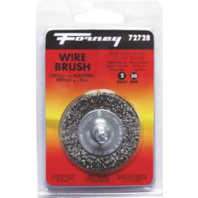 Forney 2 In. Hex Crimped, Fine Drill-Mounted Wire Wheel (72728)