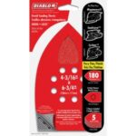 Diablo MegaMouse 180-Grit Sandpaper (5-Pack) (DCTDET180H05G)