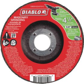 Freud Inc. Diablo (DBD045250701C) 4-1/2 in. Masonry Grinding Disc - Type 27
