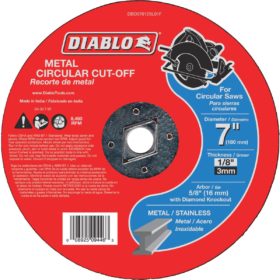 Freud Inc. Diablo (DBD070125L01F) 7 in. Metal Circular Cut Off Disc