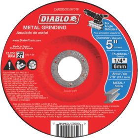 Freud Inc. Diablo (DBD050250701F) 5 in. Metal Grinding Disc - Type 27