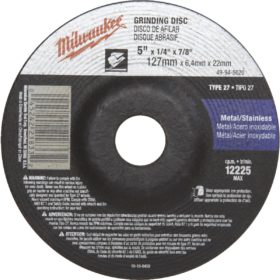 Milwaukee Electric 49-94-5020 Type 27 Cut-Off Wheel