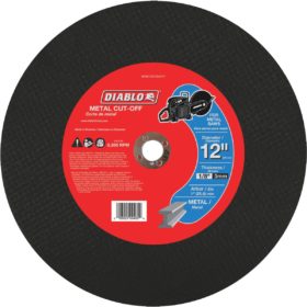 Freud Inc. Diablo (DBD120125A01F) 12 in. Metal High Speed Cut Off Disc 1 in.